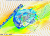 表面速度ベクトル / イベント施設ヒートアイランド解析